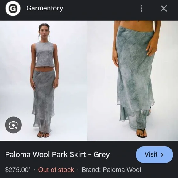 Paloma wool Park skirt - Picture 4 of 7